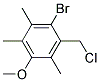 1-BROMO-2-CHLOROMETHYL-4-METHOXY-3,5,6-TRIMETHYL-BENZENE 结构式