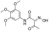 2-HYDROXYIMINO-3-OXO-N-(3,4,5-TRIMETHOXY-PHENYL)-BUTYRAMIDE 结构式