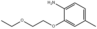 2-(2-乙氧基乙氧基)-4-甲基苯胺 结构式