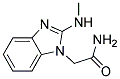 2-[2-(METHYLAMINO)-1H-BENZIMIDAZOL-1-YL]ACETAMIDE 结构式