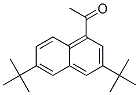 1-(3,6-DI-TERT-BUTYL-NAPHTHALEN-1-YL)-ETHANONE 结构式