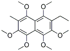 2-ETHYL-1,3,4,5,6,8-HEXAMETHOXY-7-METHYL-NAPHTHALENE 结构式