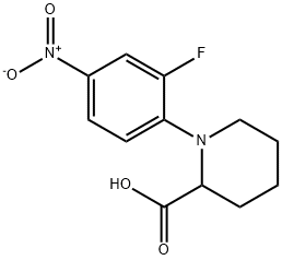 1-(2-Fluoro-4-nitrophenyl)piperidine-2-carboxylicacid