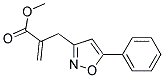 2-(5-PHENYL-ISOXAZOL-3-YLMETHYL)-ACRYLIC ACID METHYL ESTER 结构式