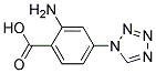 2-AMINO-4-(1H-TETRAZOL-1-YL)BENZOIC ACID 结构式