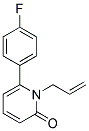 1-ALLYL-6-(4-FLUOROPHENYL)PYRIDIN-2(1H)-ONE 结构式