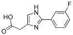 [2-(3-FLUORO-PHENYL)-1H-IMIDAZOL-4-YL]-ACETIC ACID 结构式