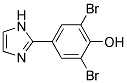 2,6-DIBROMO-4-(1H-IMIDAZOL-2-YL)-PHENOL 结构式