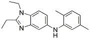 (1,2-DIETHYL-1H-BENZOIMIDAZOL-5-YL)-(2,5-DIMETHYL-PHENYL)-AMINE 结构式