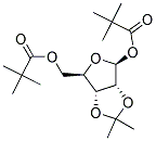 1,5-DI-O-PIVALOYL-2,3-O-ISOPROPYLIDENE-BETA-D-RIBOFURANOSE 结构式