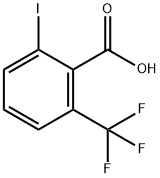 2-IODO-6-(TRIFLUOROMETHYL)BENZOIC ACID 结构式