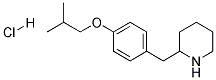 2-(4-ISOBUTOXY-BENZYL)-PIPERIDINE HYDROCHLORIDE 结构式