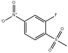 2-FLUORO-1-(METHYLSULFONYL)-4-NITROBENZENE 结构式