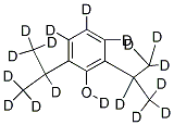 丙泊酚-D18 结构式