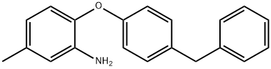 2-(4-BENZYLPHENOXY)-5-METHYLANILINE 结构式