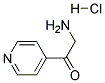 2-AMINO-1-(PYRIDIN-4-YL)ETHANONE HYDROCHLORIDE 结构式