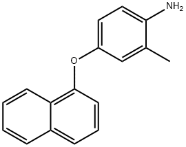 2-METHYL-4-(1-NAPHTHYLOXY)ANILINE 结构式