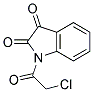 1-(CHLOROACETYL)-1H-INDOLE-2,3-DIONE 结构式