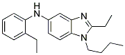 (1-BUTYL-2-ETHYL-1H-BENZOIMIDAZOL-5-YL)-(2-ETHYL-PHENYL)-AMINE 结构式