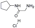 2-氨基-N-环戊基乙酰胺盐酸盐 结构式