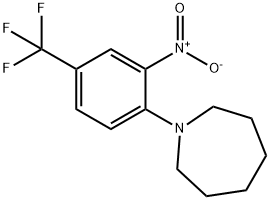 1-(2-硝基-4-(三氟甲基)苯基)氮杂环己烷 结构式