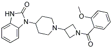 1-(1-[1-(2-METHOXYBENZOYL)AZETIDIN-3-YL]PIPERIDIN-4-YL)-1,3-DIHYDRO-2H-BENZIMIDAZOL-2-ONE 结构式