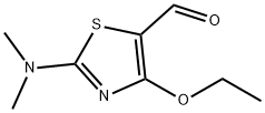 2-(二甲氨基)-4-乙氧基噻唑-5-甲醛 结构式