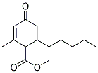 2-METHYL-4-OXO-6-PENTYL-CYCLOHEX-2-ENECARBOXYLIC ACID METHYL ESTER 结构式