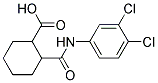 2-(3,4-DICHLORO-PHENYLCARBAMOYL)-CYCLOHEXANECARBOXYLIC ACID 结构式