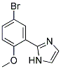 2-(5-Bromo-2-methoxy-phenyl)-1H-imidazole 结构式
