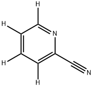 2-CYANOPYRIDINE-D4 结构式