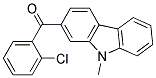 (2-CHLORO-PHENYL)-(9-METHYL-9H-CARBAZOL-2-YL)-METHANONE 结构式