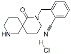 2-((1-Oxo-2,8-diazaspiro[5.5]undecan-2-yl)methyl)benzonitrile hydrochloride 结构式