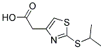 (2-(ISOPROPYLTHIO)-1,3-THIAZOL-4-YL)ACETIC ACID 结构式