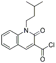 1-(3-METHYL-BUTYL)-2-OXO-1,2-DIHYDRO-QUINOLINE-3-CARBONYL CHLORIDE 结构式