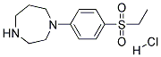 1-[4-(ETHYLSULFONYL)PHENYL]HOMOPIPERAZINE HYDROCHLORIDE 结构式