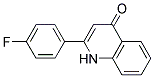 2-(4-FLUORO-PHENYL)-1H-QUINOLIN-4-ONE 结构式