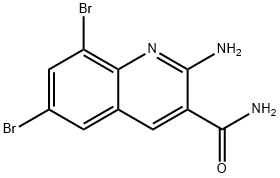 2-Amino-6,8-dibromoquinoline-3-carboxamide