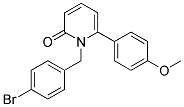 1-(4-Bromobenzyl)-6-(4-methoxyphenyl)pyridin-2(1H)-one 结构式