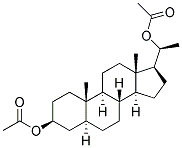 (20S)-5alpha-pregnane-3beta,20-diol diacetate  结构式