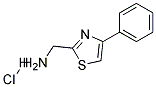 1-(4-phenyl-1,3-thiazol-2-yl)methanamine hydrochloride 结构式