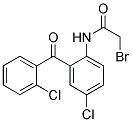 2-溴乙酰氨基-2',5-二氯二苯甲酮 结构式