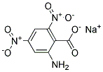 2-Amino-4,6-Dinitro-Benzoic Acid Sodium Salt 结构式