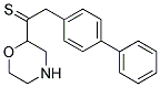 (2-(1,1-biphenyl)-4-yl-1-thioxoethyl)-morpholine 结构式