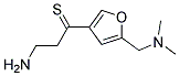 2-(二甲氨基甲基)-4-(2-氨乙基硫甲基))呋喃 结构式
