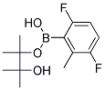 2,5-Difluoro-6-methylbenzeneboronic acid, pinacol ester 结构式