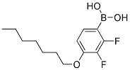 2,3-Difluoro-4-(heptyloxy)benzeneboronic acid 结构式