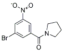 1-(3-Bromo-5-nitrobenzoyl)pyrrolidine 结构式