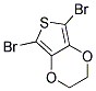 2,5-二溴-3,4-亚乙基二氧噻吩 结构式