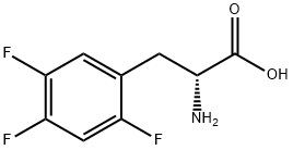 2,4,5-TRIFLUORO-D-PHENYLALANINE 结构式
